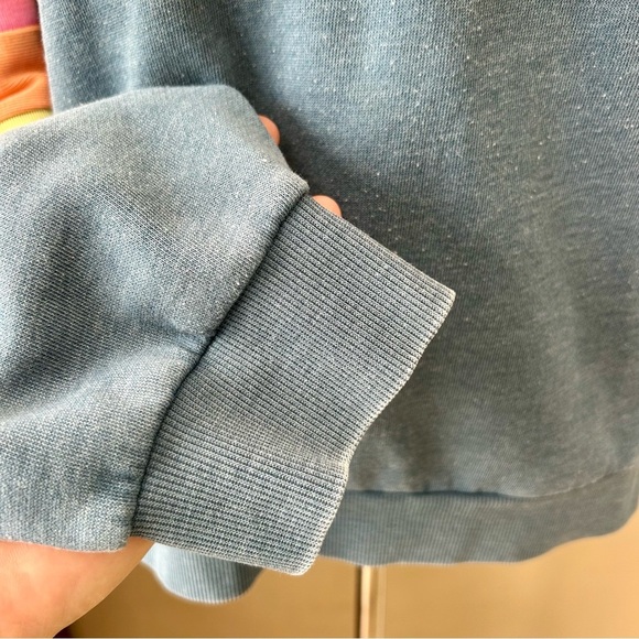 Rip Curl Golden State Crew Neck Sweatshirt Rainbow Stripe Size XL - Picture 10 of 14